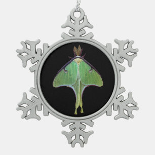 Adorno De Peltre Tipo Copo De Nieve Luna Moth