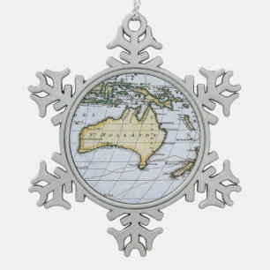 Adorno De Peltre Tipo Copo De Nieve Mapa de nueva Holanda