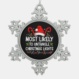 Adorno De Peltre Tipo Copo De Nieve Más Probable Que Desenmarañe Luces de Navidad Coin