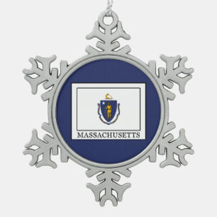 Adorno De Peltre Tipo Copo De Nieve Massachusetts