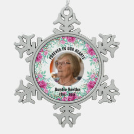 Adorno De Peltre Tipo Copo De Nieve Memorial de solidaridad en memoria amorosa [person