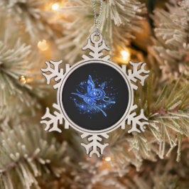 Adorno De Peltre Tipo Copo De Nieve Moda lunar