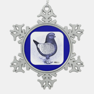 Adorno De Peltre Tipo Copo De Nieve Modena Argent Pigeon