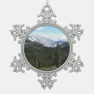 Adorno De Peltre Tipo Copo De Nieve Montañas Sierra Nevada II desde Yosemite