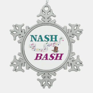 Adorno De Peltre Tipo Copo De Nieve Nashville Nash Bash Music