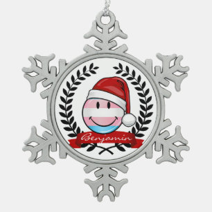 Adorno De Peltre Tipo Copo De Nieve Navidad del orgullo del transexual