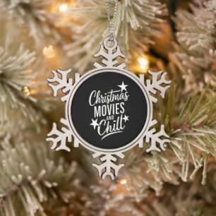 Adorno De Peltre Tipo Copo De Nieve Navidades Cine Y Regalo De Nochebuena Familiar