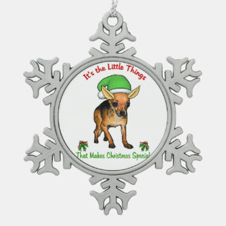 Adorno De Peltre Tipo Copo De Nieve Navidades de Chihuahua