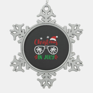 Adorno De Peltre Tipo Copo De Nieve Navidades en julio divertidos navidades en verano