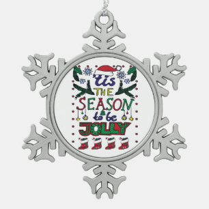Adorno De Peltre Tipo Copo De Nieve Navidades Esta Temporada