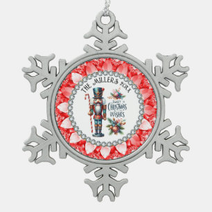 Adorno De Peltre Tipo Copo De Nieve Navidades festivos Chaquetas de nueces marco de di