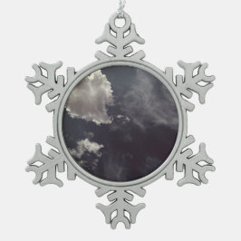 Adorno De Peltre Tipo Copo De Nieve nube metalizado