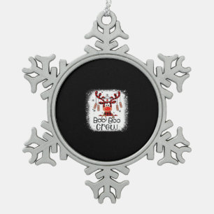 Adorno De Peltre Tipo Copo De Nieve Nurse Gift Boo Boo Crew