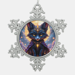 Adorno De Peltre Tipo Copo De Nieve Nyx – Guardián de la Luz de la Luna. 