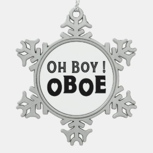 Adorno De Peltre Tipo Copo De Nieve Oh Boy Oboe