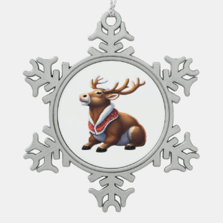 Adorno De Peltre Tipo Copo De Nieve Oh Ciervo Diseño Moderno Energético 