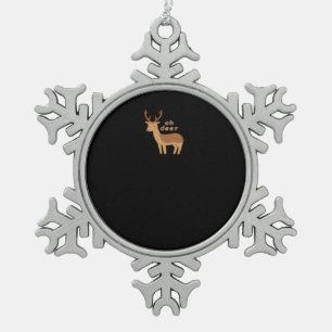 Adorno De Peltre Tipo Copo De Nieve Oh Ciervo Oh Querido Estilo Clásico Retro