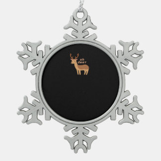 Adorno De Peltre Tipo Copo De Nieve Oh Ciervo Oh Querido Estilo Clásico Retro