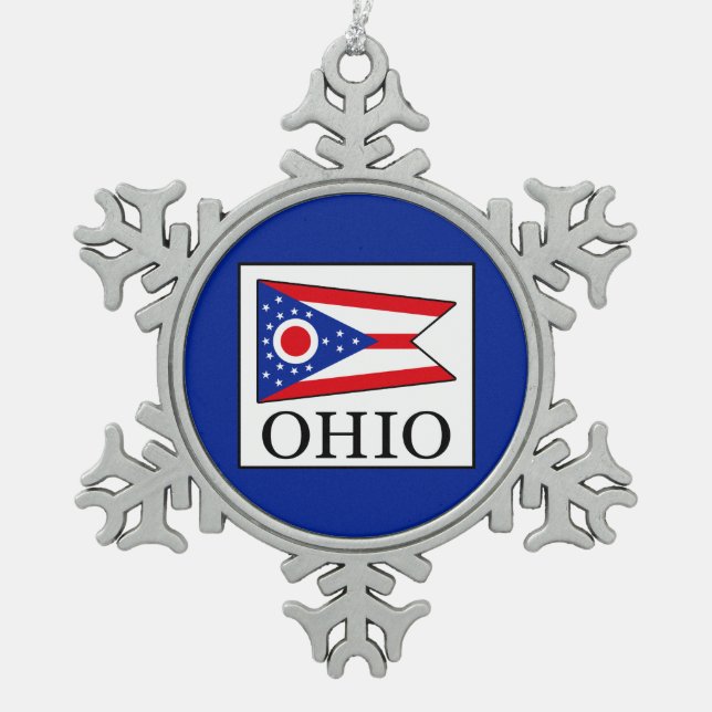 Adorno De Peltre Tipo Copo De Nieve Ohio (Anverso)