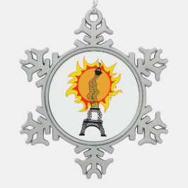 Adorno De Peltre Tipo Copo De Nieve Ola de calor europea