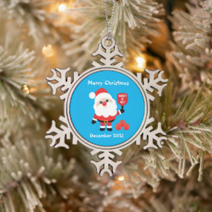 Adorno De Peltre Tipo Copo De Nieve Ordena de pelotas 🎅 Navidades de galletas de co