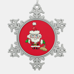 Adorno De Peltre Tipo Copo De Nieve Ornamen a los Navidades de la manga de agua del co