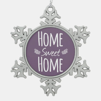 Adorno De Peltre Tipo Copo De Nieve Ornamento casero dulce casero de la tipografía