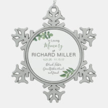 Ornamento conmemorativo personalizado del copo de