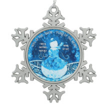 Ornamento de bola de cerámica Soul of SnowLady