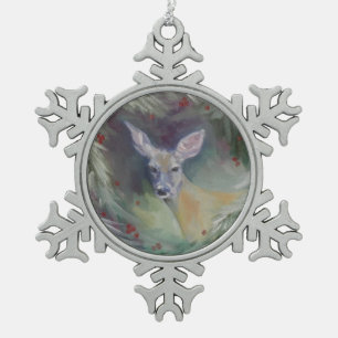 Adorno De Peltre Tipo Copo De Nieve Ornamento de copo de nieve del Espíritu de Woodlan