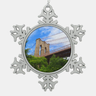 Adorno De Peltre Tipo Copo De Nieve Ornamento de copo de nieve en el puente de Brookly