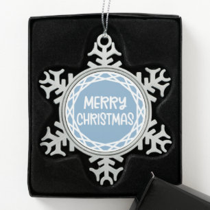 Adorno De Peltre Tipo Copo De Nieve Ornamento de copo de nieve personalizado - ¡Keepsa