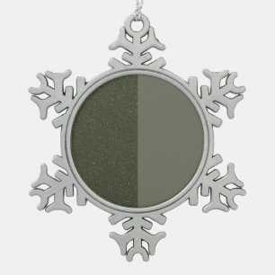 Adorno De Peltre Tipo Copo De Nieve Ornamento de copo de nieve verde moscovita - Perso