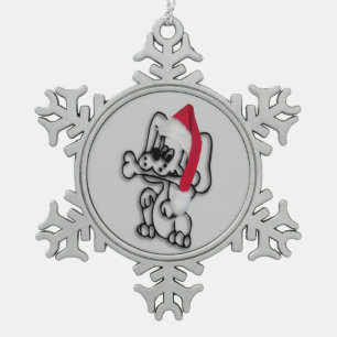 Adorno De Peltre Tipo Copo De Nieve Ornamento de copo de serpiente de manteca de perro