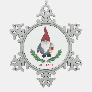 Adorno De Peltre Tipo Copo De Nieve Ornamento de copos de nieve para Navidades de Tomt
