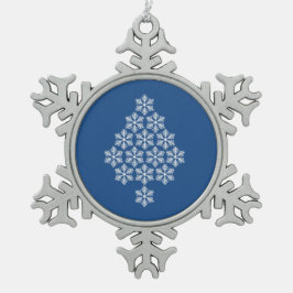 Adorno De Peltre Tipo Copo De Nieve Ornamento de encargo de la foto del marco del copo