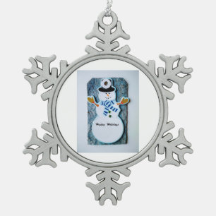 Adorno De Peltre Tipo Copo De Nieve Ornamento de Navidad