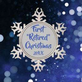 Adorno De Peltre Tipo Copo De Nieve Ornamento de Navidad retirado