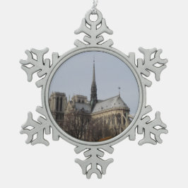 Adorno De Peltre Tipo Copo De Nieve Ornamento de Notre Dame