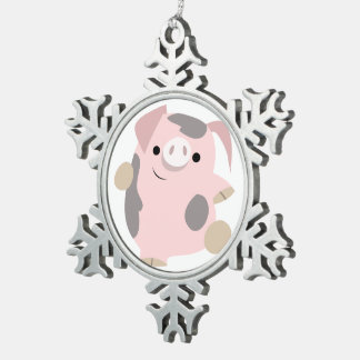 Adorno De Peltre Tipo Copo De Nieve Ornamento de ornamento de tijereta de cerdo de Per
