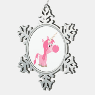 Adorno De Peltre Tipo Copo De Nieve Ornamento de ornamento de tijereta de unicornio de