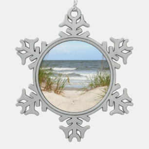 Adorno De Peltre Tipo Copo De Nieve Ornamento de playa