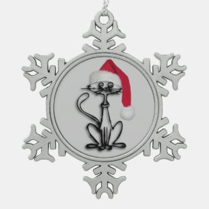 Adorno De Peltre Tipo Copo De Nieve Ornamento de serpiente de serpiente de gato de San