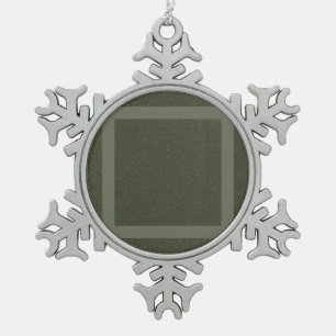 Adorno De Peltre Tipo Copo De Nieve Ornamento de vacaciones verdes de los musulmanes m