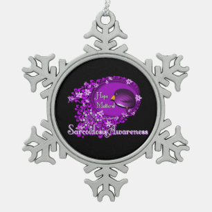 Adorno De Peltre Tipo Copo De Nieve Ornamento del copo de nieve de la sarcoidosis