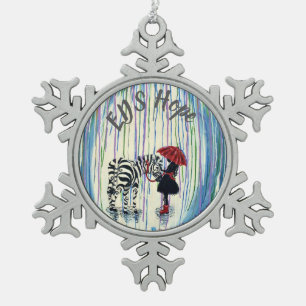 Adorno De Peltre Tipo Copo De Nieve Ornamento del copo de nieve del día de fiesta de