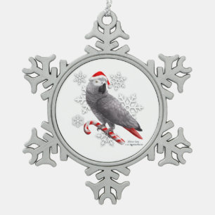 Adorno De Peltre Tipo Copo De Nieve Ornamento del copo de nieve del gris africano