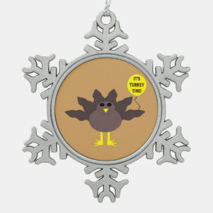 Adorno De Peltre Tipo Copo De Nieve Ornamento del Día de Acción de Gracias en Turquía