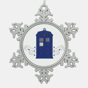 Adorno De Peltre Tipo Copo De Nieve Ornamento del estaño de los remolinos de la caja