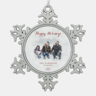 Adorno De Peltre Tipo Copo De Nieve Ornamento del navidad del copo de nieve